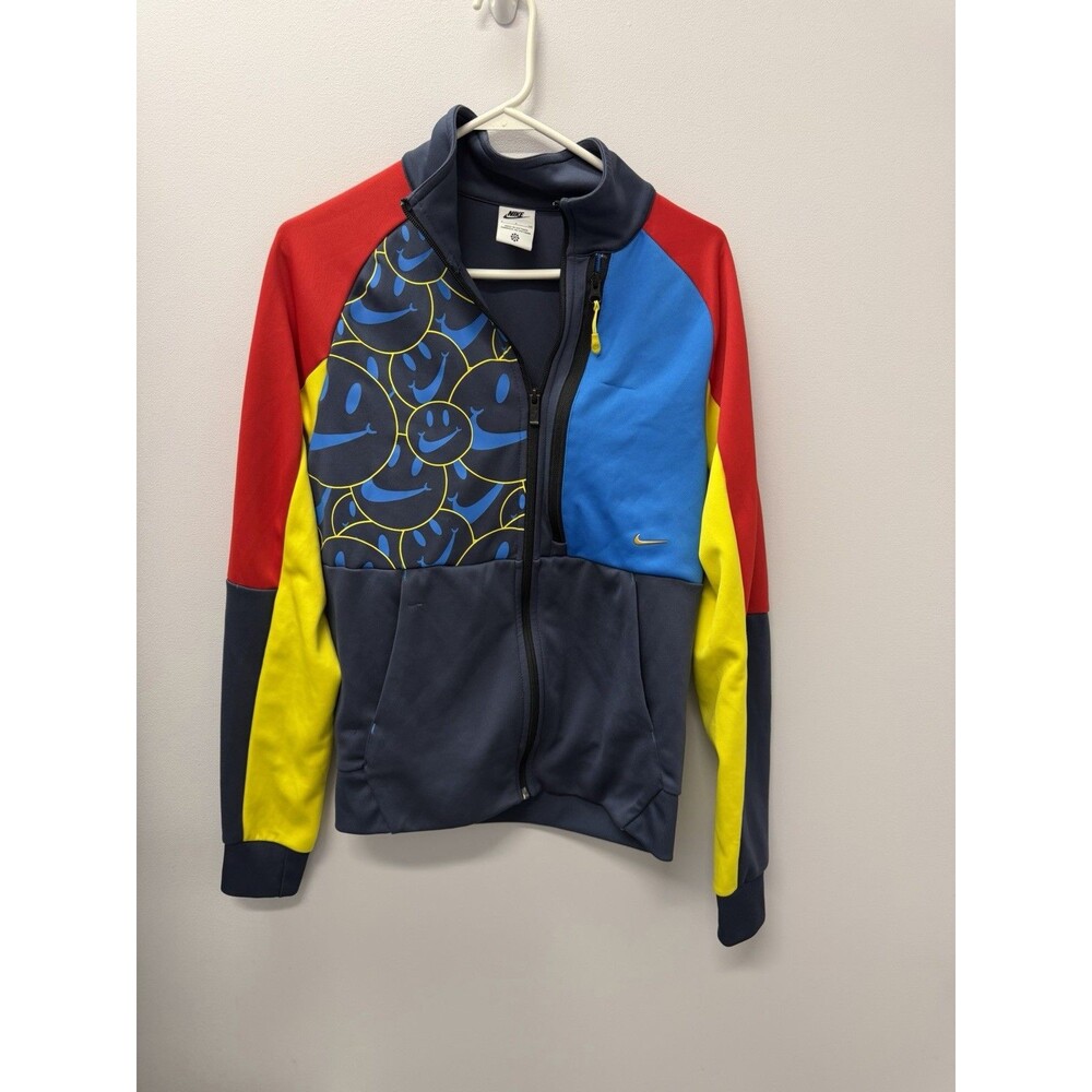 NIKE Men's Track Jacket NSW Tribute Smile Logo Full Zip N98 Size Small